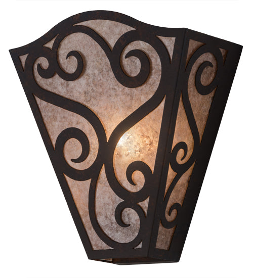 Meyda Tiffany Rena 181726 Wall Light - Craftsman Brown