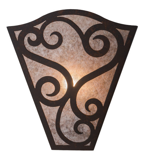 Meyda Tiffany Rena 181726 Wall Light - Craftsman Brown