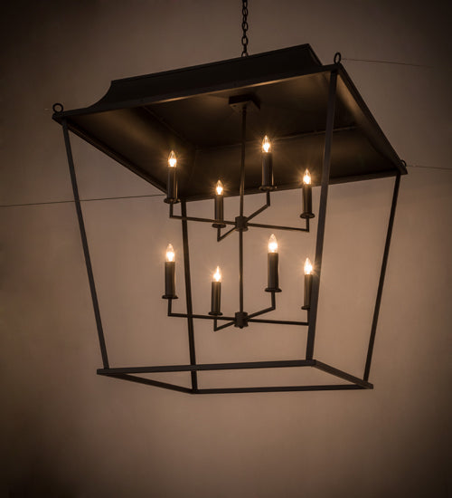 Meyda Tiffany Bastille 181918 Pendant Light - Nickel