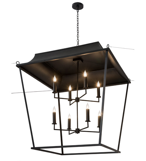 Meyda Tiffany Bastille 181918 Pendant Light - Nickel