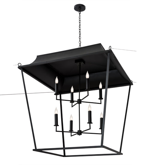 Meyda Tiffany Bastille 181918 Pendant Light - Nickel