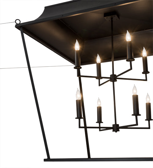 Meyda Tiffany Bastille 181918 Pendant Light - Nickel
