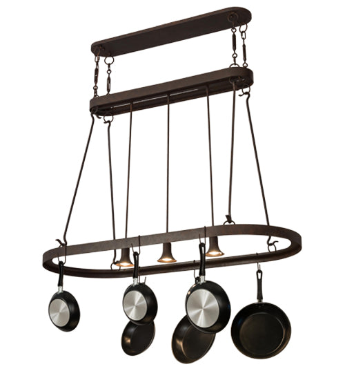 Meyda Tiffany Harmony 181921 Pendant Light - Rust