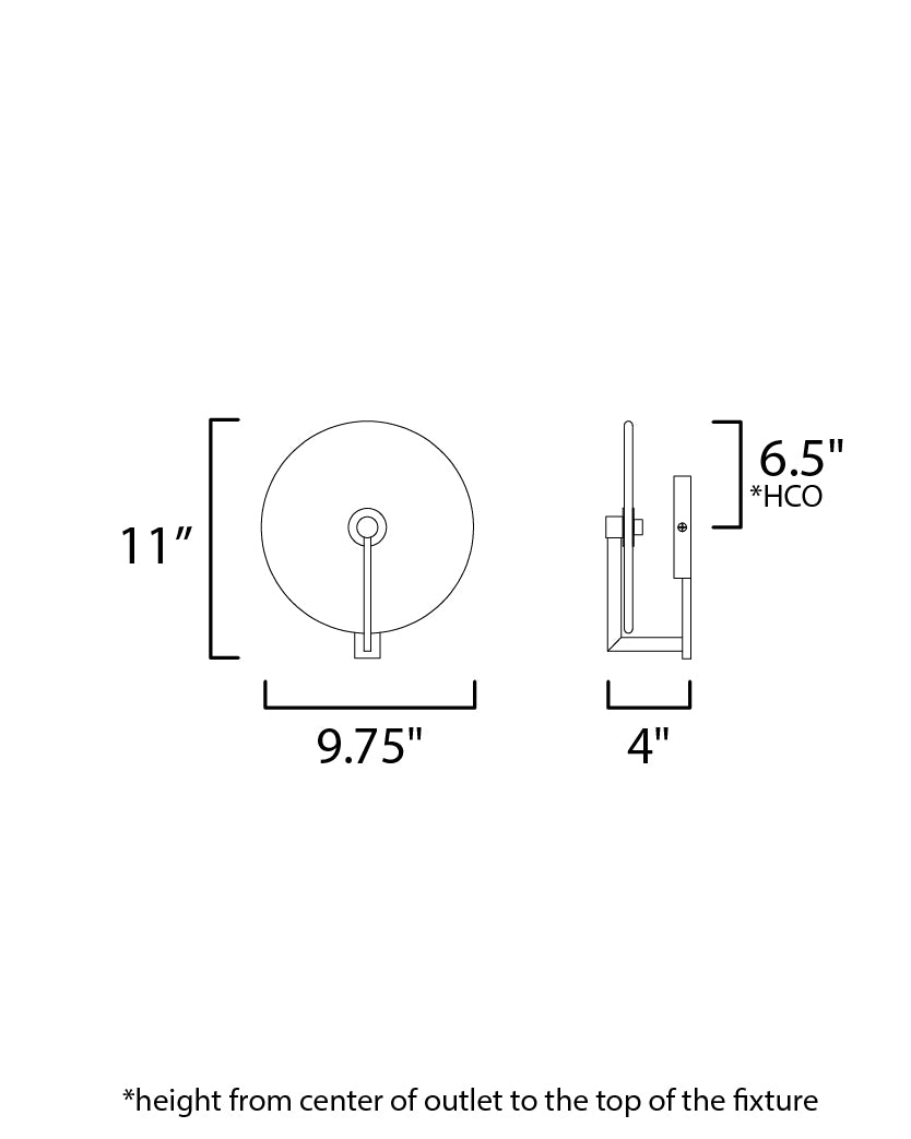 Maxim Quarry 18201WADBZ Wall Sconce Light - Dark Bronze