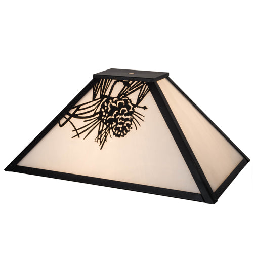 Meyda Tiffany Lighting 182010 Mission Shade Lamp Shade Bronze / Dark