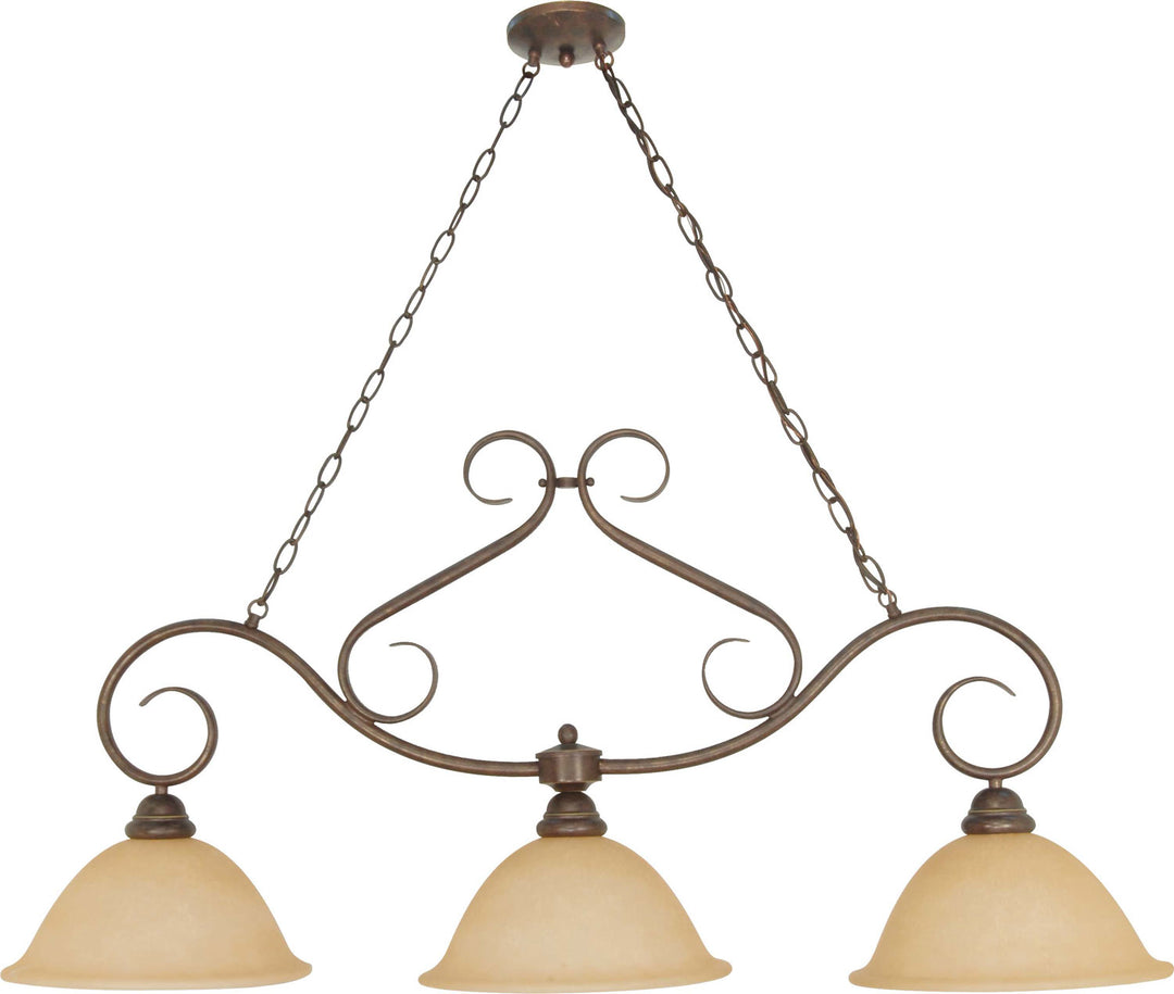 Nuvo Castillo 60-1025 Pendant Light - Sonoma Bronze / Champagne