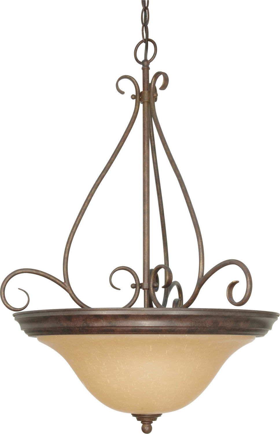 Nuvo Castillo 60-1028 Pendant Light - Sonoma Bronze / Champagne