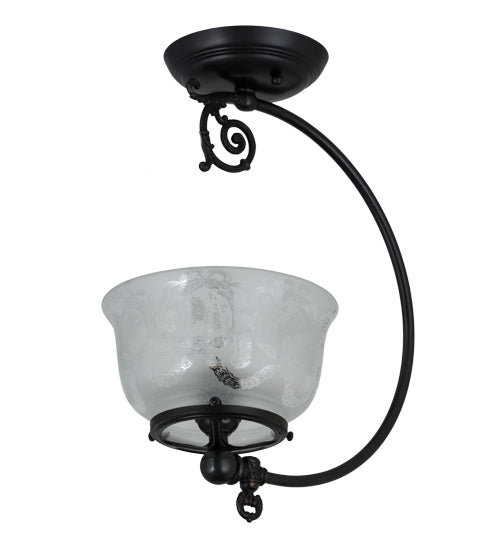 Meyda Tiffany Revival 182069 Ceiling Light - Craftsman Brown