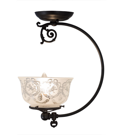 Meyda Tiffany Revival 182069 Ceiling Light - Craftsman Brown