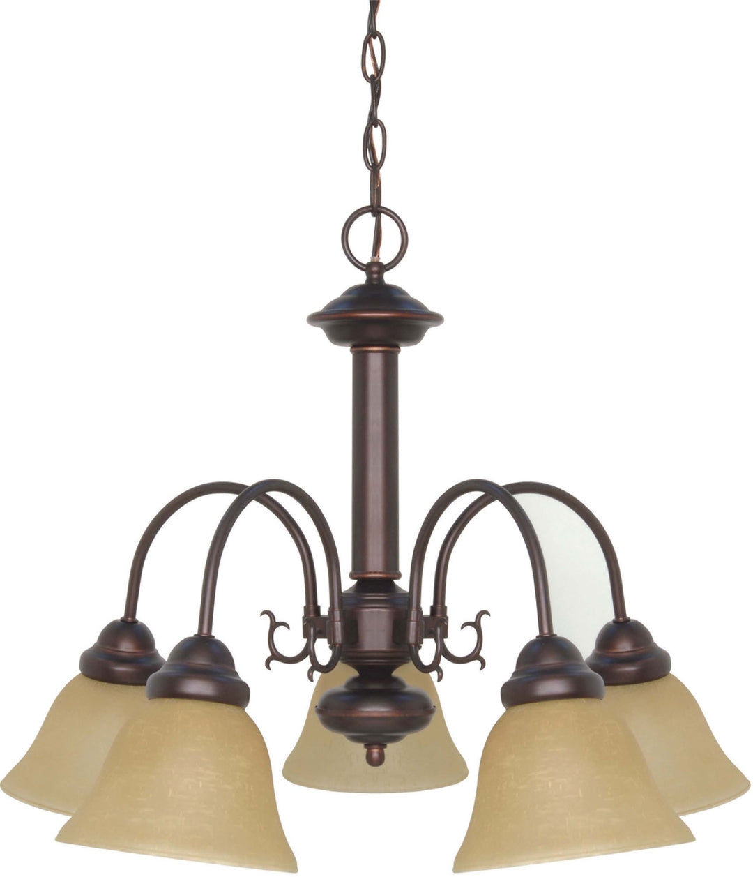 Nuvo Ballerina 60-1251 Chandelier Light - Mahogany Bronze / Champagne