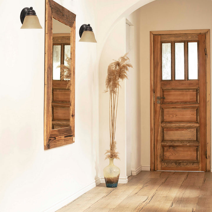 Nuvo Empire 60-1269 Wall Light - Mahogany Bronze / Champagne