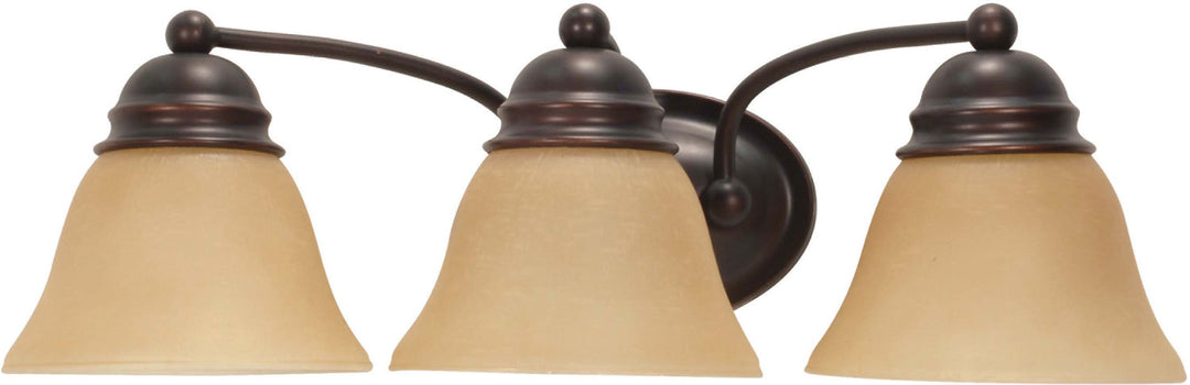 Nuvo Empire 60-1272 Bath Vanity Light 21 in. wide - Mahogany Bronze