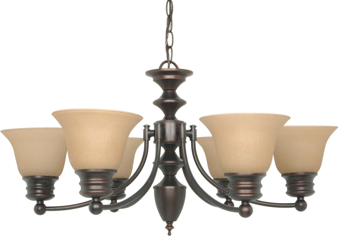 Nuvo Empire 60-1274 Chandelier Light - Mahogany Bronze