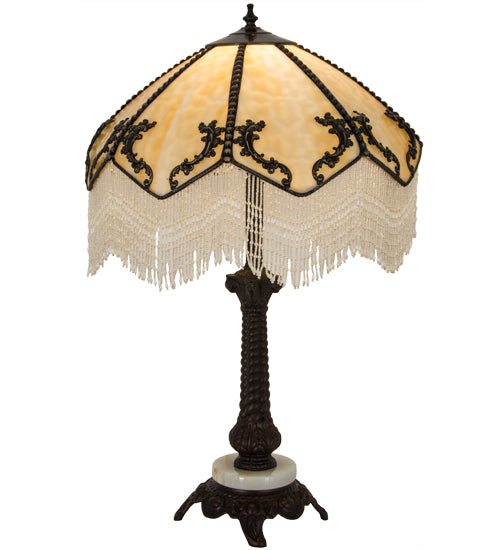 Meyda Tiffany Lighting 182162 Regina One Light Table Lamp Lamp Bronze / Dark