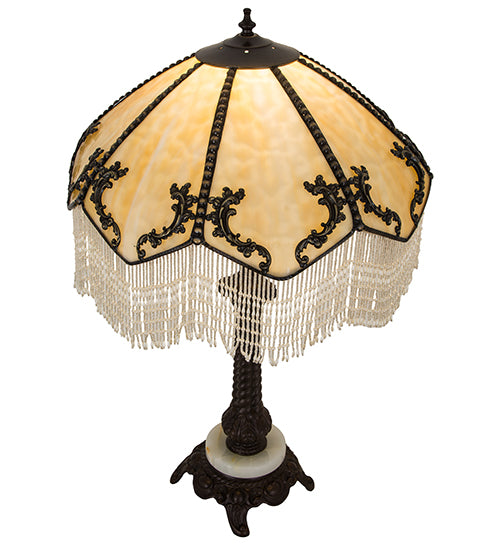 Meyda Tiffany Lighting 182162 Regina One Light Table Lamp Lamp Bronze / Dark