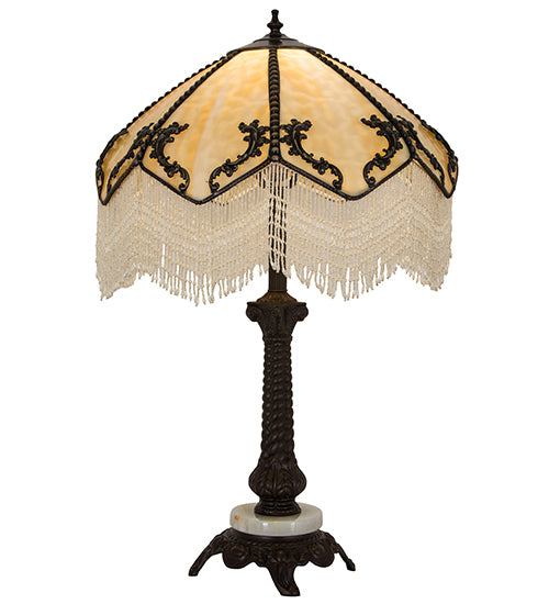 Meyda Tiffany Lighting 182162 Regina One Light Table Lamp Lamp Bronze / Dark
