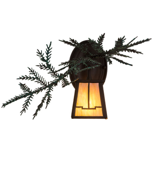 Meyda Tiffany Pine Branch 182275 Wall Light - Cafe-Noir