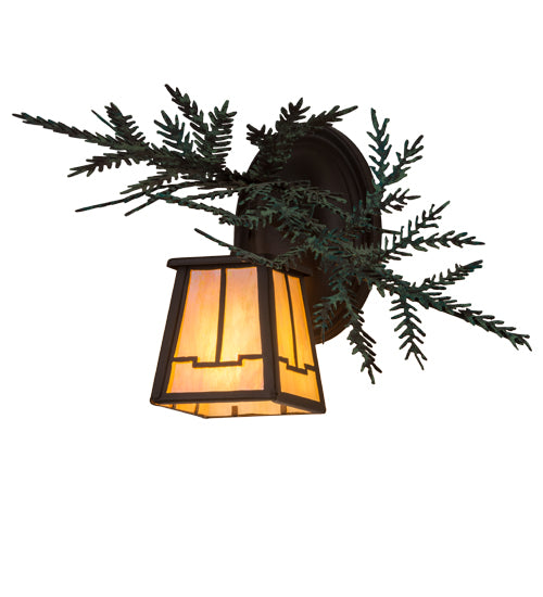 Meyda Tiffany Pine Branch 182277 Wall Light - Cafe-Noir ,Custom