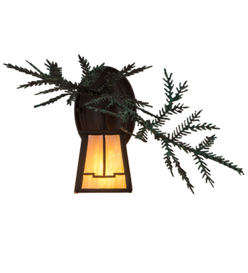 Meyda Tiffany Pine Branch 182277 Wall Light - Cafe-Noir ,Custom