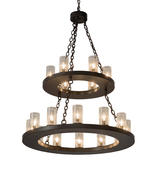 Meyda Tiffany Loxley 182367 Chandelier Light - Timeless Bronze