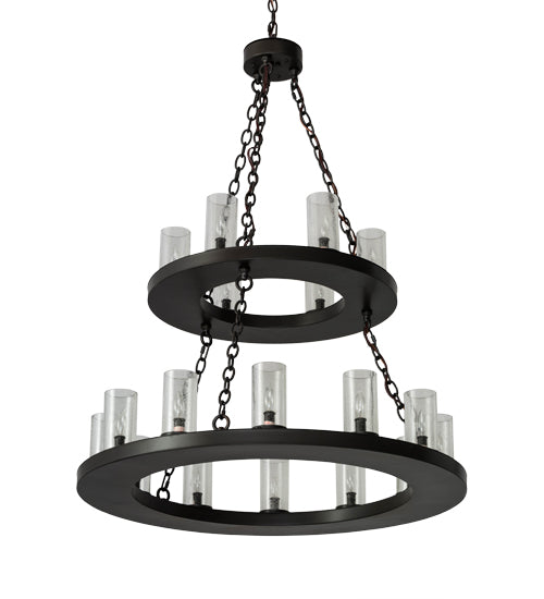 Meyda Tiffany Loxley 182367 Chandelier Light - Timeless Bronze