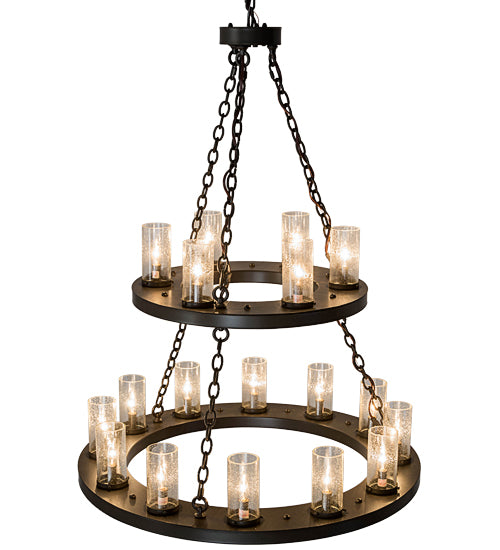 Meyda Tiffany Loxley 182367 Chandelier Light - Timeless Bronze