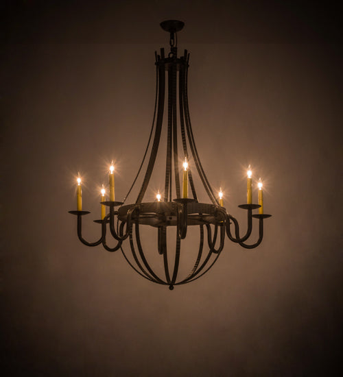 Meyda Tiffany Barrel Stave 182536 Chandelier Light - Timeless Bronze