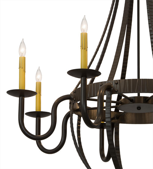 Meyda Tiffany Barrel Stave 182536 Chandelier Light - Timeless Bronze