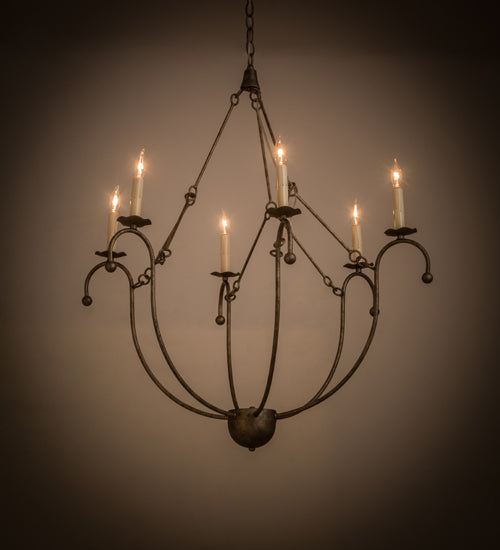 Meyda Tiffany Vienna 182548 Chandelier Light - Copper Vein