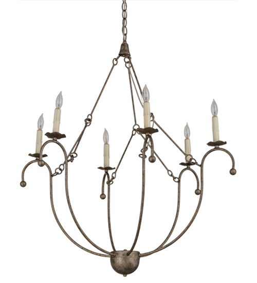 Meyda Tiffany Vienna 182548 Chandelier Light - Copper Vein