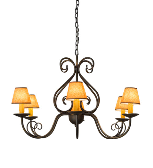 Meyda Tiffany Jenna 182593 Chandelier Light - French Bronzed