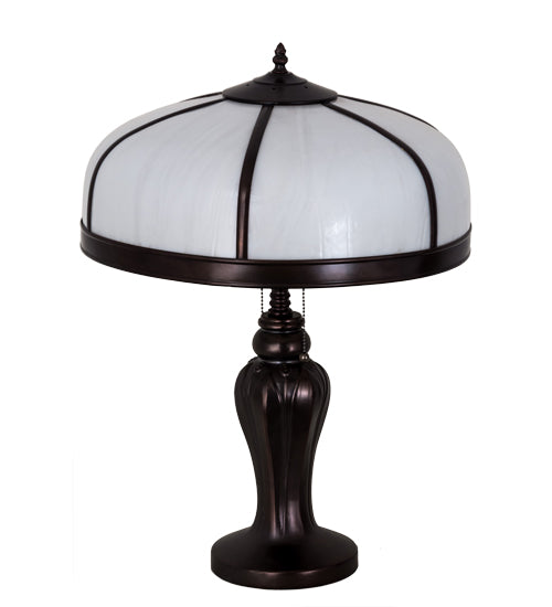 Meyda Tiffany Lighting 182605 Arts & Crafts Two Light Table Lamp Lamp Bronze / Dark