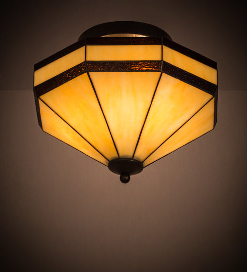 Meyda Tiffany Topridge 182677 Ceiling Light - Timeless Bronze