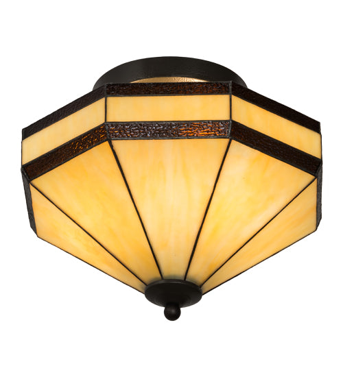 Meyda Tiffany Topridge 182677 Ceiling Light - Timeless Bronze