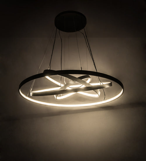 Meyda Tiffany Anillo 182716 Pendant Light - Solar Black