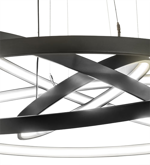 Meyda Tiffany Anillo 182716 Pendant Light - Solar Black