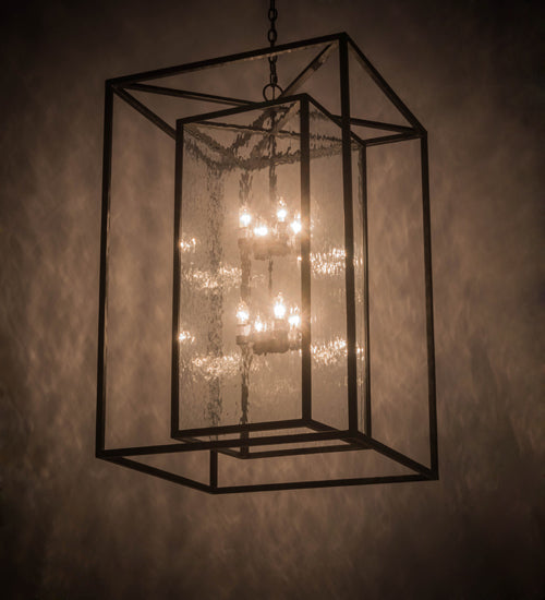 Meyda Tiffany Kitzi Box 182988 Pendant Light - Oil Rubbed Bronze