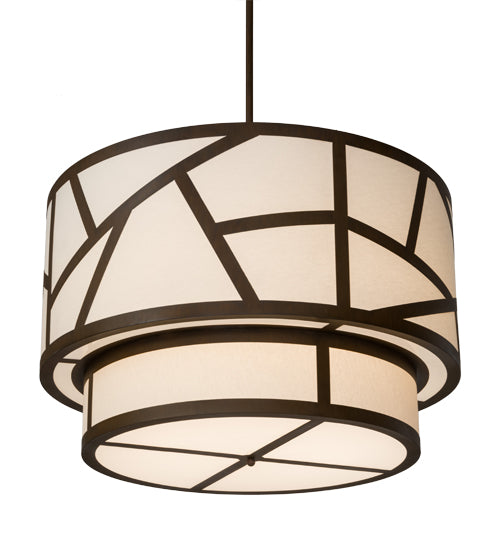 Meyda Tiffany Cilindro 182994 Chandelier Light - Oil Rubbed Bronze