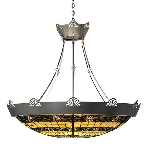 Meyda Tiffany Shell And Ribbon 183016 Pendant Light - Nickel