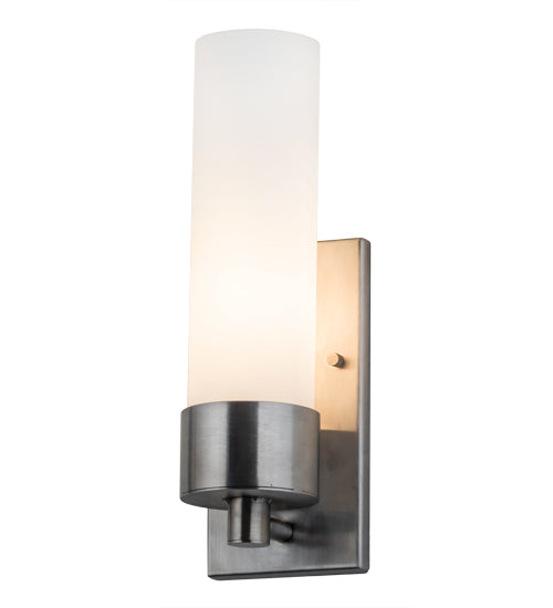 Meyda Tiffany Cilindro 183188 Wall Light - Stainless Steel