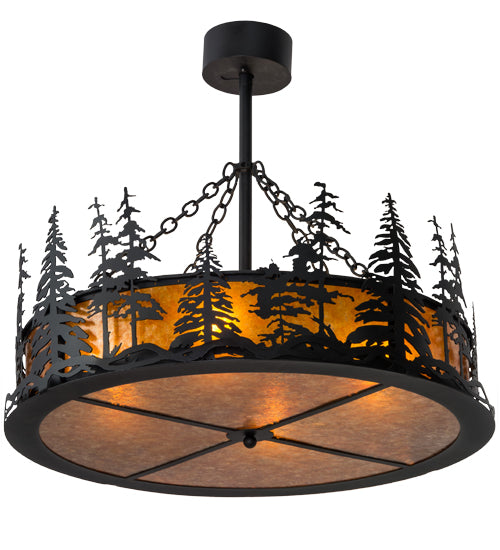 Meyda Tiffany Tall Pines 183244 Pendant Light - Antique