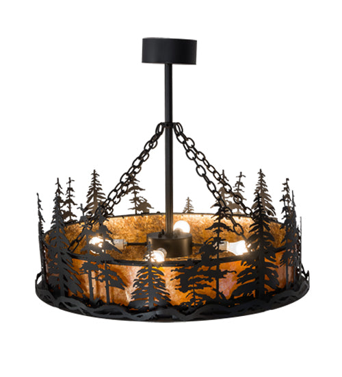 Meyda Tiffany Tall Pines 183244 Pendant Light - Antique