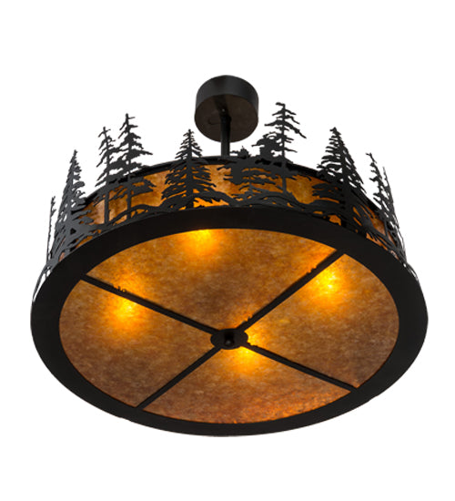 Meyda Tiffany Tall Pines 183244 Pendant Light - Antique