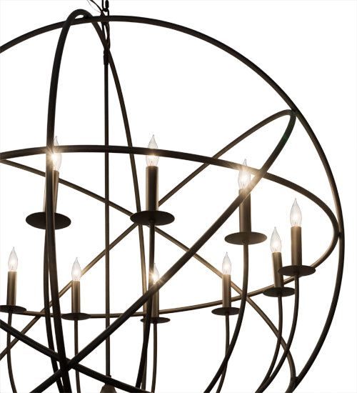 Meyda Tiffany Atom Enerjisi 183432 Chandelier Light - Oil Rubbed Bronze