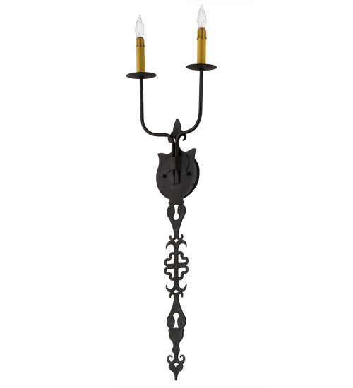 Meyda Tiffany Merano 183469 Wall Light - Gunmetal