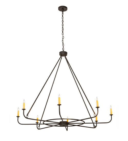 Meyda Tiffany Brach Ring 183491 Chandelier Light - Wrought Iron