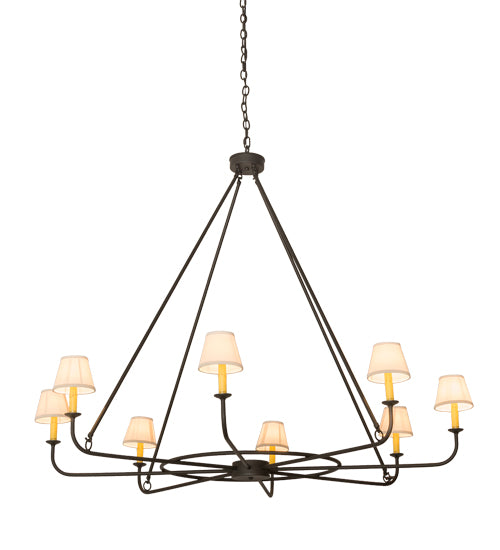 Meyda Tiffany Brach Ring 183511 Chandelier Light - Wrought Iron
