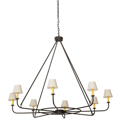 Meyda Tiffany Brach Ring 183511 Chandelier Light - Wrought Iron