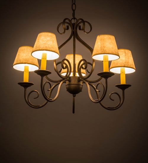 Meyda Tiffany Jenna 183696 Chandelier Light - French Bronzed