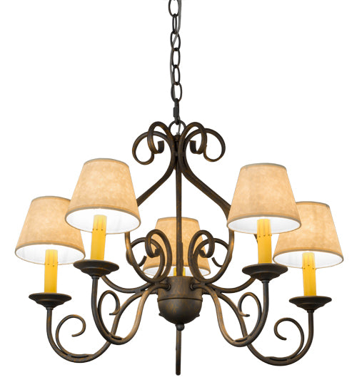 Meyda Tiffany Jenna 183696 Chandelier Light - French Bronzed
